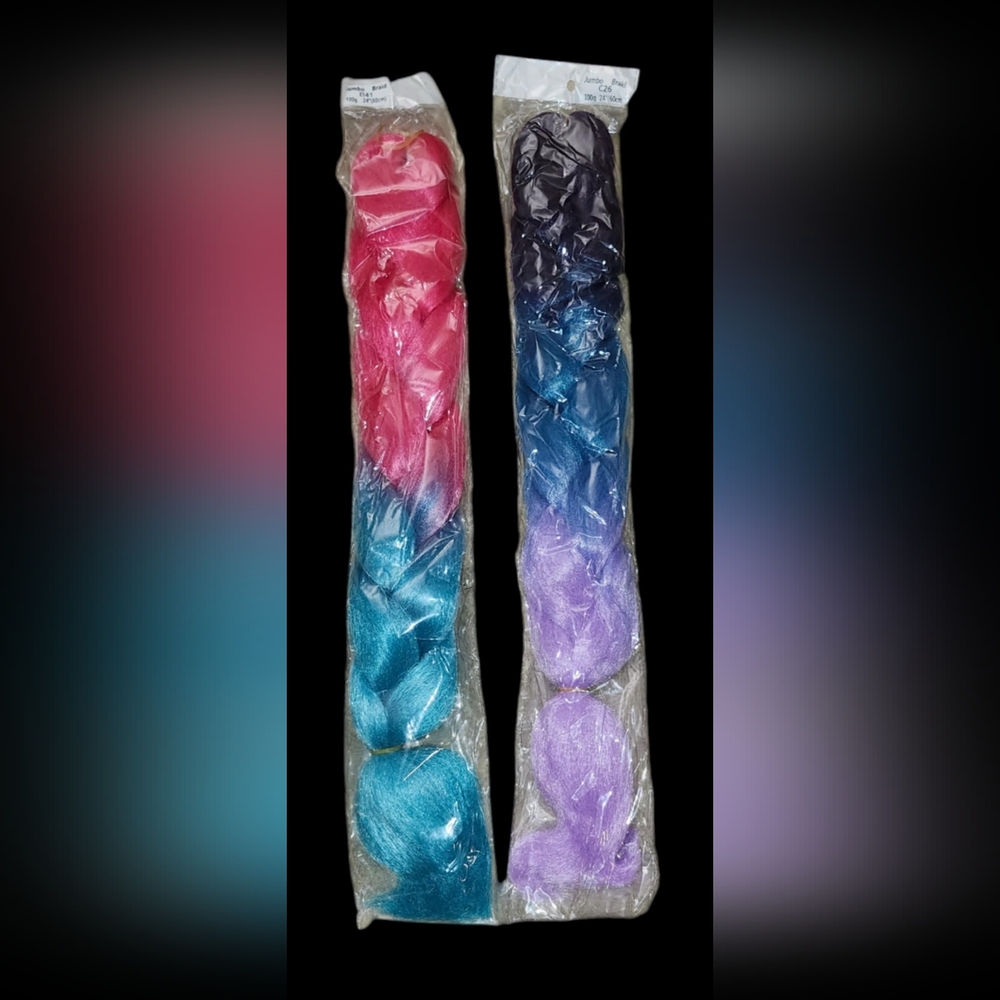 Three tone Braided Hair Extension